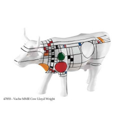 Animaux de la ferme Vache cow lloyd wright CowParade résine taille M