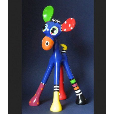 Statuette artiste jacky zegers, girafe alex 3dMouseion  -JZ15