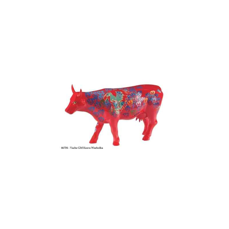 Animaux de la ferme Vache grand modèle krava warholka CowParade Taille L