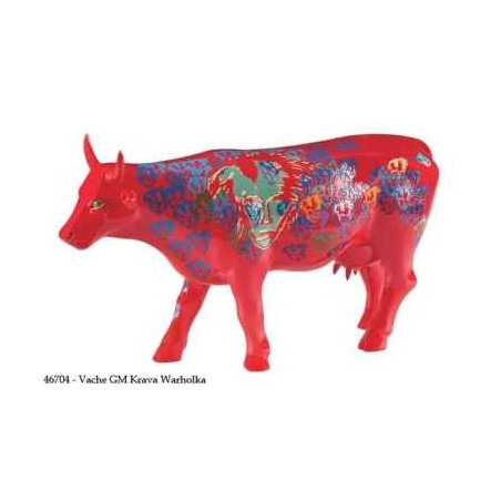 Animaux de la ferme Vache grand modèle krava warholka CowParade Taille L