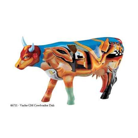 Animaux de la ferme Vache grand modèle cowlvador dali CowParade Taille L