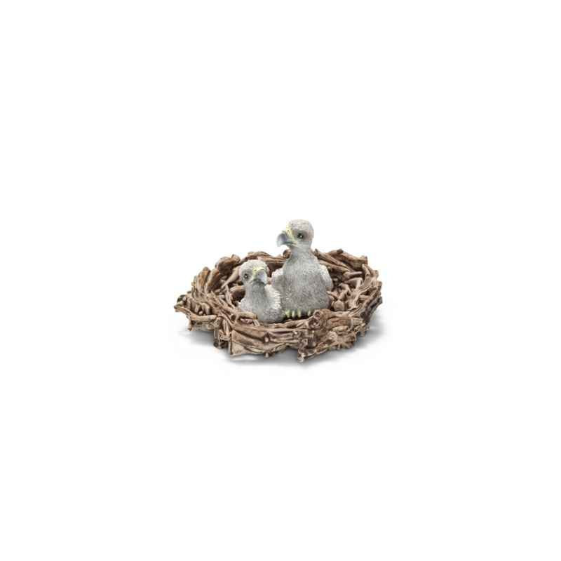 Animaux de la ferme Figurine aiglons dans leur nid schleich-14635