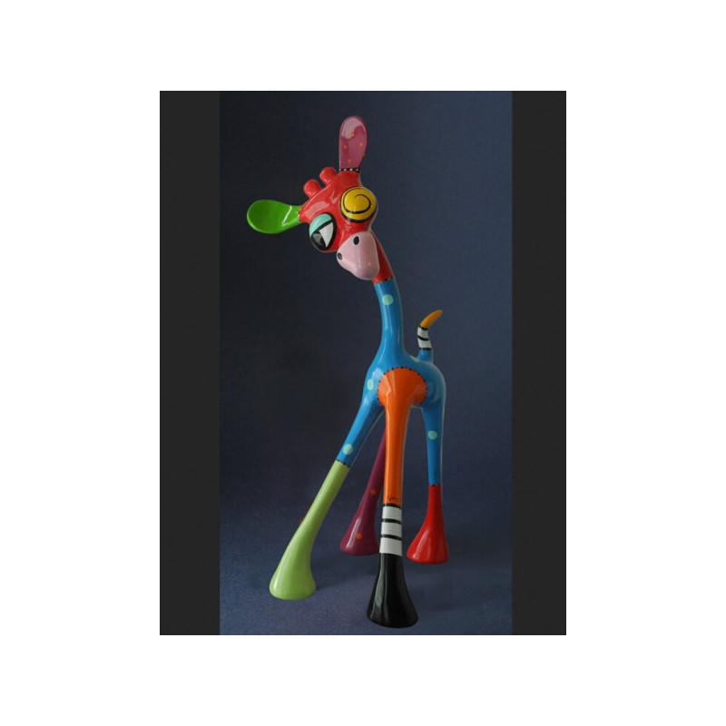 Animaux sauvage Statuette artiste jacky zegers, girafe xxl dap -JZ50