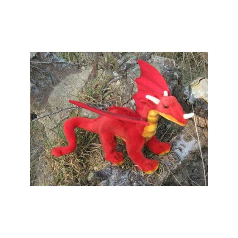 Animaux de la forêt Dragon rouge 42cm (long.) peluche animalière 5937