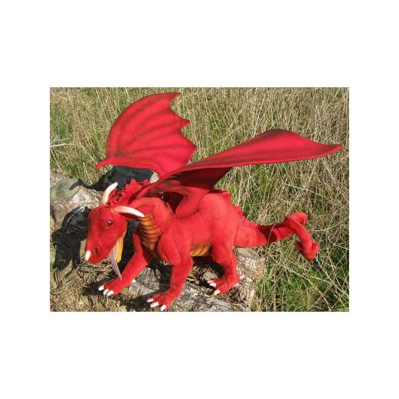Animaux de la forêt Dragon rouge 70cm (long.) peluche animalière 5936