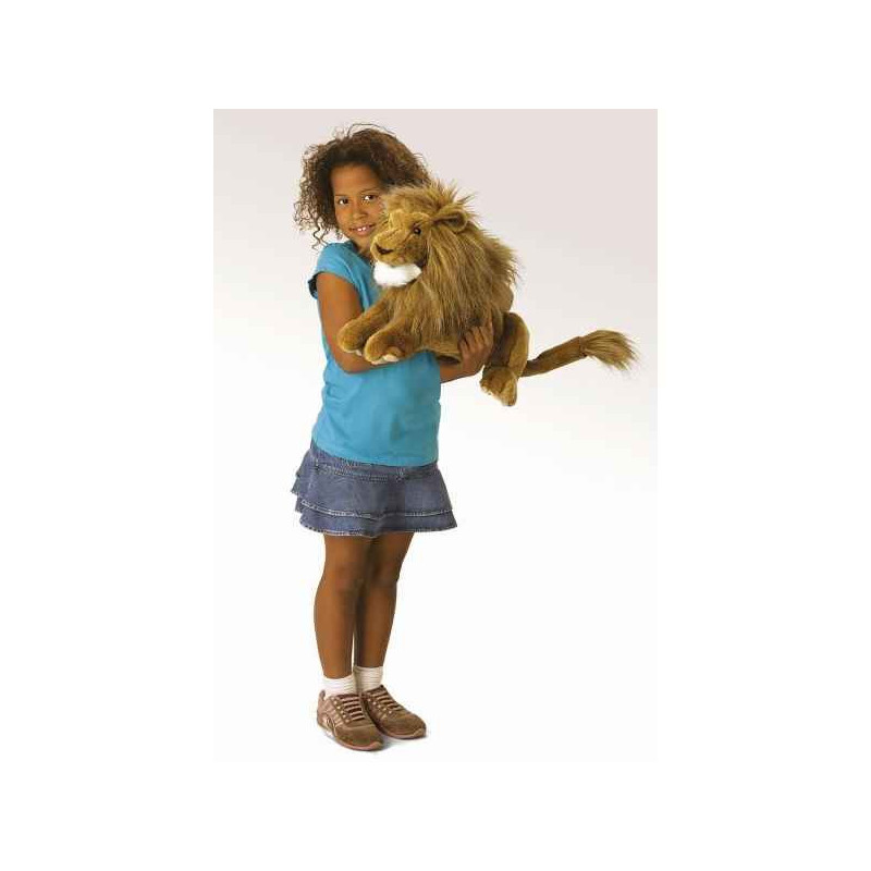 Marionnette peluche lion folkmanis 2889