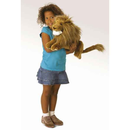 Marionnette peluche lion folkmanis 2889