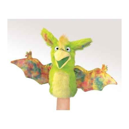 Marionnette peluche twickety oiseau monstre folkmanis 2887