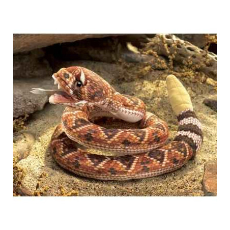 Animaux de la forêt Serpent crotale marionnette 