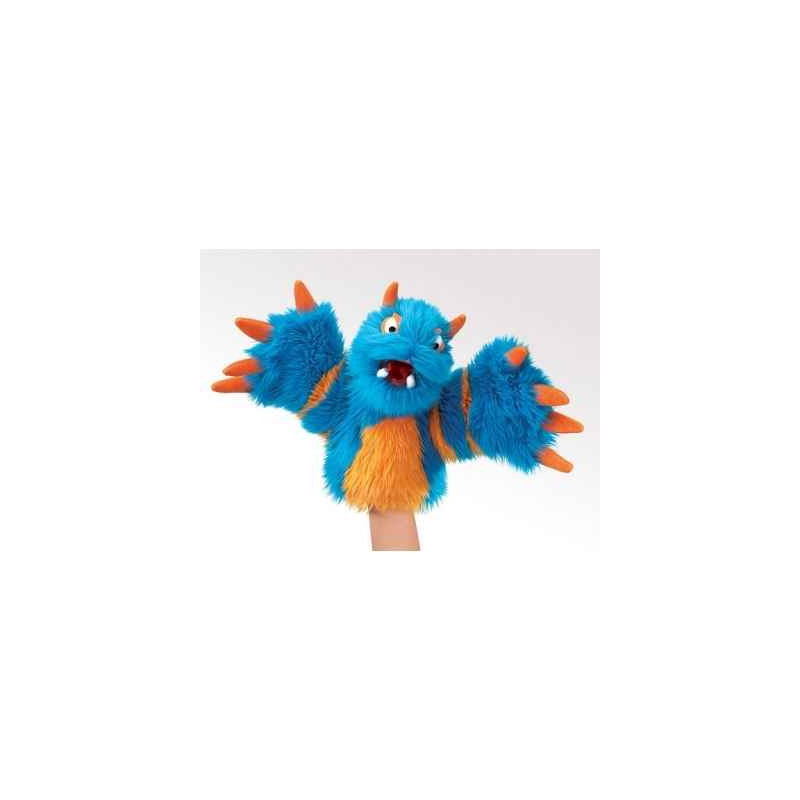 Décoration OiseauxGrande monstre bleu peluche  marionnette -2897 folk Folkmanis