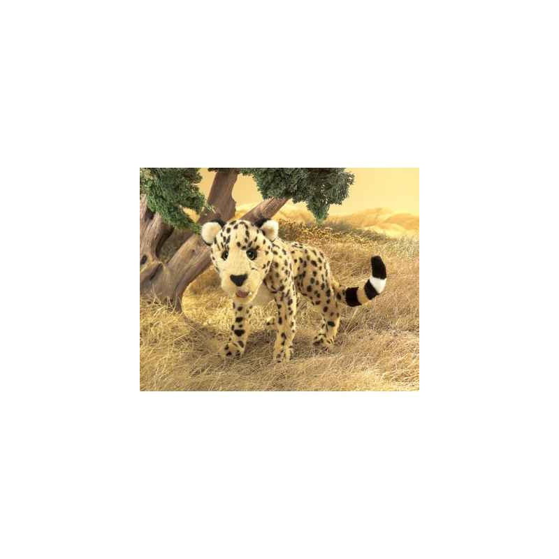 Marionnette peluche léopard folkmanis 2913