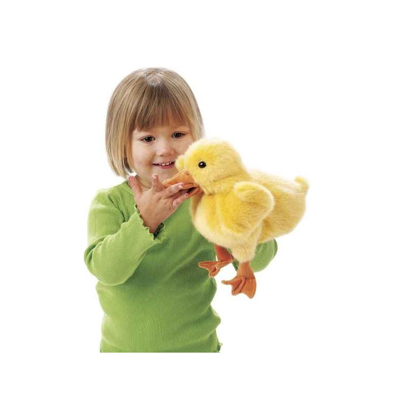 Marionnette peluche  bébé canard folkmanis 2922