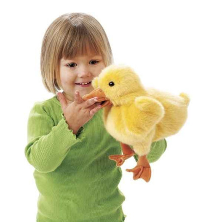 Marionnette peluche  bébé canard folkmanis 2922