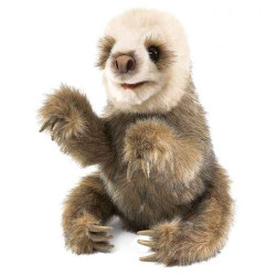 Animaux sauvage Bébé paresseux marionnette 