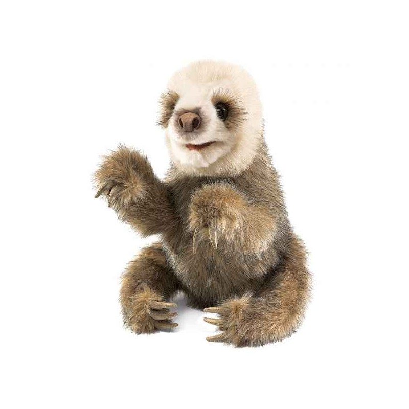 Animaux sauvage Bébé paresseux marionnette 