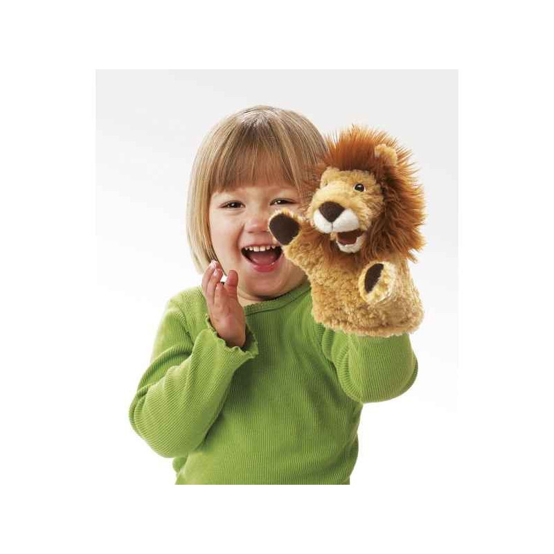 Marionnette peluche  petit lion folkmanis 2930