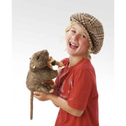 Animaux de la forêt Taupe marionnette 