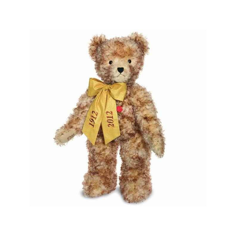Animaux-Bois-Animaux-Bronzes propose Peluche ours teddy artur 100 cm debout collection anniversaire éd. limitée 100 ex. hermann 