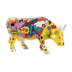Animaux de la ferme Vache groovy moo CowParade résine taille M
