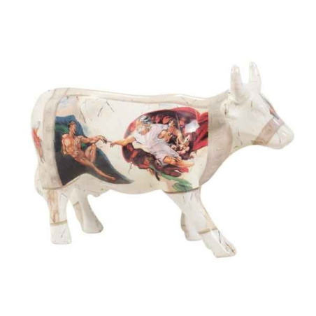 Animaux de la ferme Vache moo CowParade céramique taille M