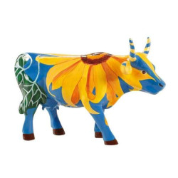 Animaux de la ferme Vache udderlysunflowers CowParade résine taille M
