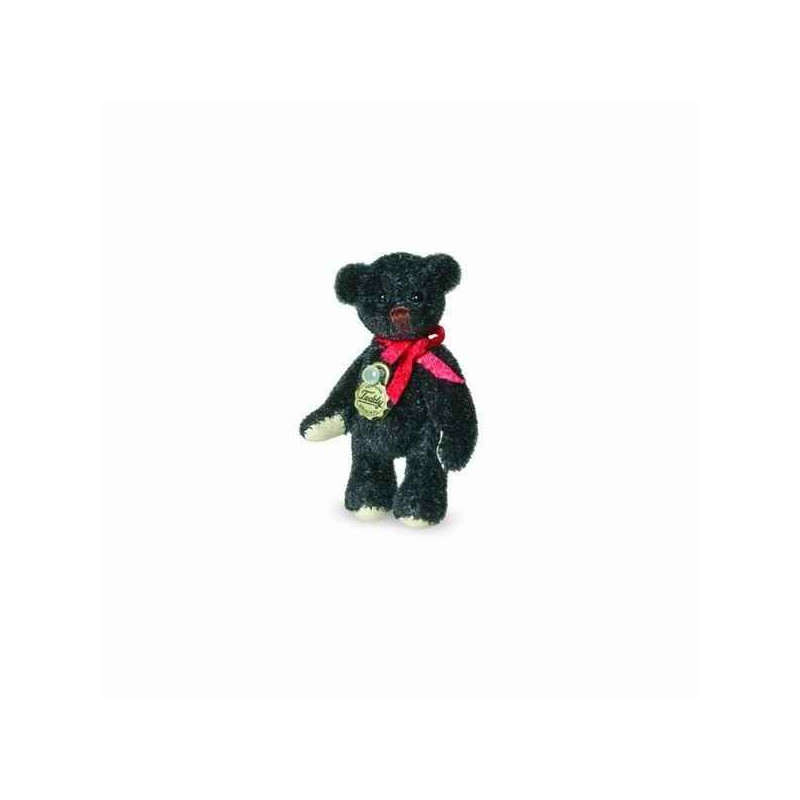 Animaux-Bois-Animaux-Bronzes propose Peluche miniature ours teddy noir 4,5 cm collection teddy original hermann -15779 3