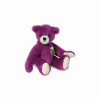 Animaux-Bois-Animaux-Bronzes propose Peluche miniature ours teddy violet 6 cm collection teddy original hermann -15785 4