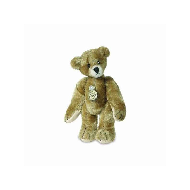 Animaux-Bois-Animaux-Bronzes propose Peluche miniature ours teddy doré 6 cm collection teddy original hermann -15770 0