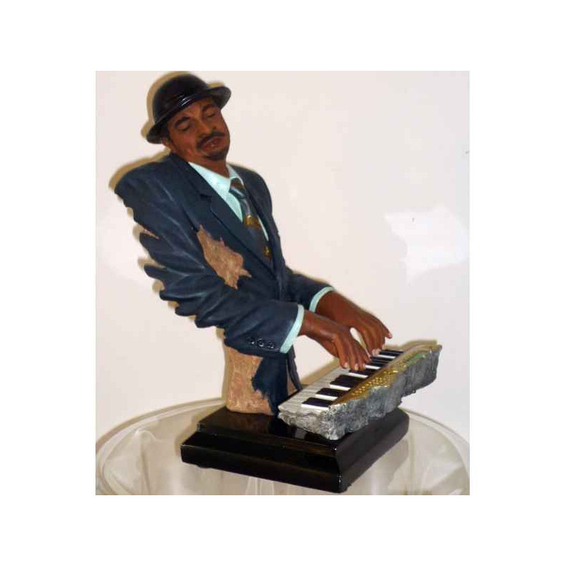 Figurine résine clavier Statue Musicien  -Y20ZP -1524
