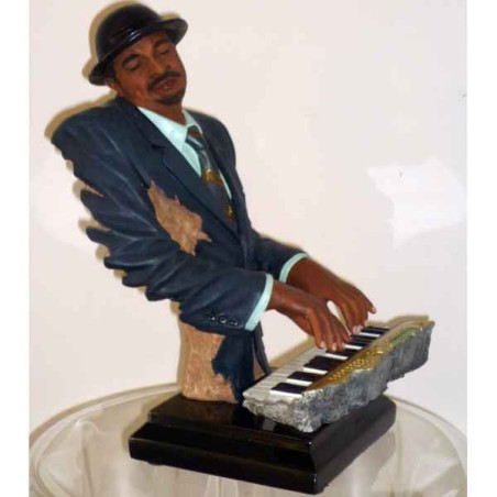 Figurine résine clavier Statue Musicien  -Y20ZP -1524