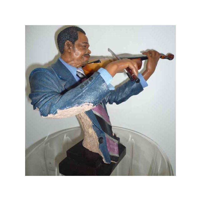 Décoration Statue résine Figurine résine violon Statue Musicien -Y20ZP-1534