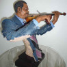 Figurine résine violon Statue Musicien  -Y20ZP -1534