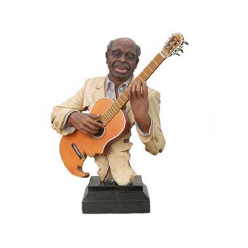 Buste résine guitare Statue Musicien  -Y10ZP -521