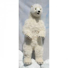 Peluche Automate ours polaire dressé 150cmh/65cml (3650) Anima  -0241