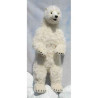 Décoration animaux Automate ours polaire dressé 150cmh/65cml (3650) peluche animalière -0241