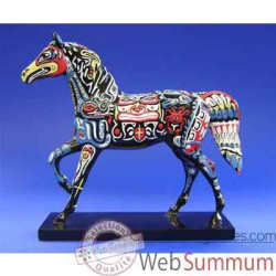 Décors Animaux en Bronze Cheval Painted Ponies Spirits of Northwest 12234
