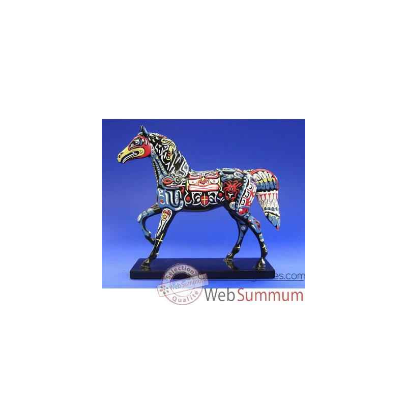 Décors Animaux en Bronze Cheval Painted Ponies Spirits of Northwest 12234
