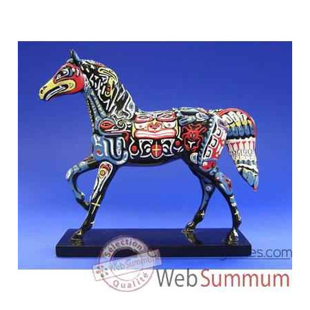 Décors Animaux en Bronze Cheval Painted Ponies Spirits of Northwest 12234