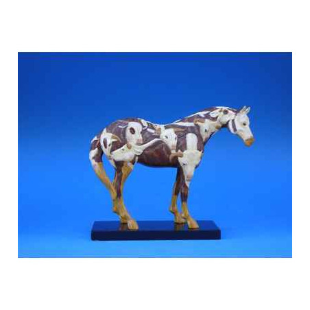 Décors Animaux en Bronze Cheval Painted Ponies Cowpony 1584
