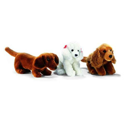 Animaux-Bois-Animaux-Bronzes propose Chien Teckel 30 cm peluche animalière -3972