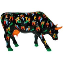 Animaux de la ferme Cow Parade -Boston 2006, Artiste Christiane Corcelle-Lippeveld - Chillies con Carne-46398