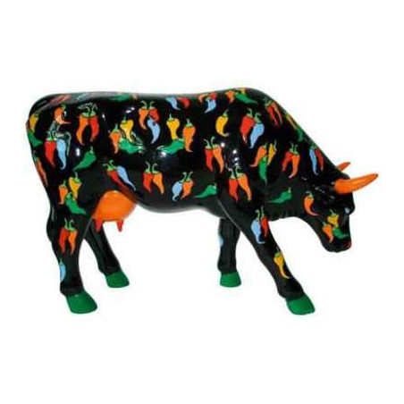 Animaux de la ferme Cow Parade -Boston 2006, Artiste Christiane Corcelle-Lippeveld - Chillies con Carne-46398
