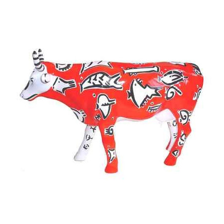 Cow Parade - Milan 2007 - Artiste Laura Fiume - Fish Cow - 46434