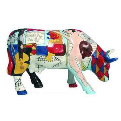 Animaux de la ferme Cow Parade -Harrisburg 2004, Artiste Allison Mushalko - Picowso\'s School for the Arts-41289