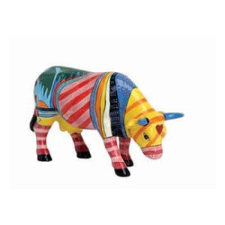 Animaux de la ferme Cow Parade -New York 2000, Artiste Valter Morais - Boca Bovine-47353