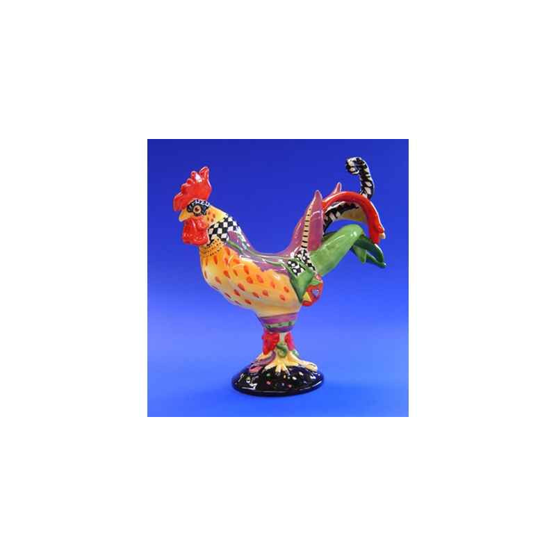 Animaux de la ferme Coq Poultry in Motion Mardi Gras PM16203