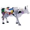 Animaux de la ferme Petite vache Contenedor de Vida CowParade résine taille S