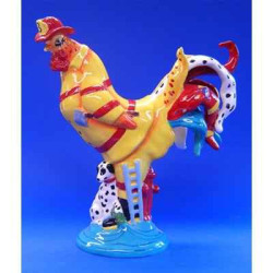 Animaux de la ferme Coq Poultry in Motion Firehouse Chicken PM16297