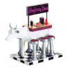 Animaux de la ferme Petite vache Moo Jersey Diner CowParade résine taille S