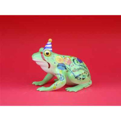 Animaux de la ferme Grenouille Fanciful Frogs Happy birthday 6332